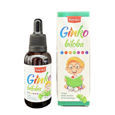 Ginko biloba Baraka Гинкго билоба жидкий для детей от компании Барака